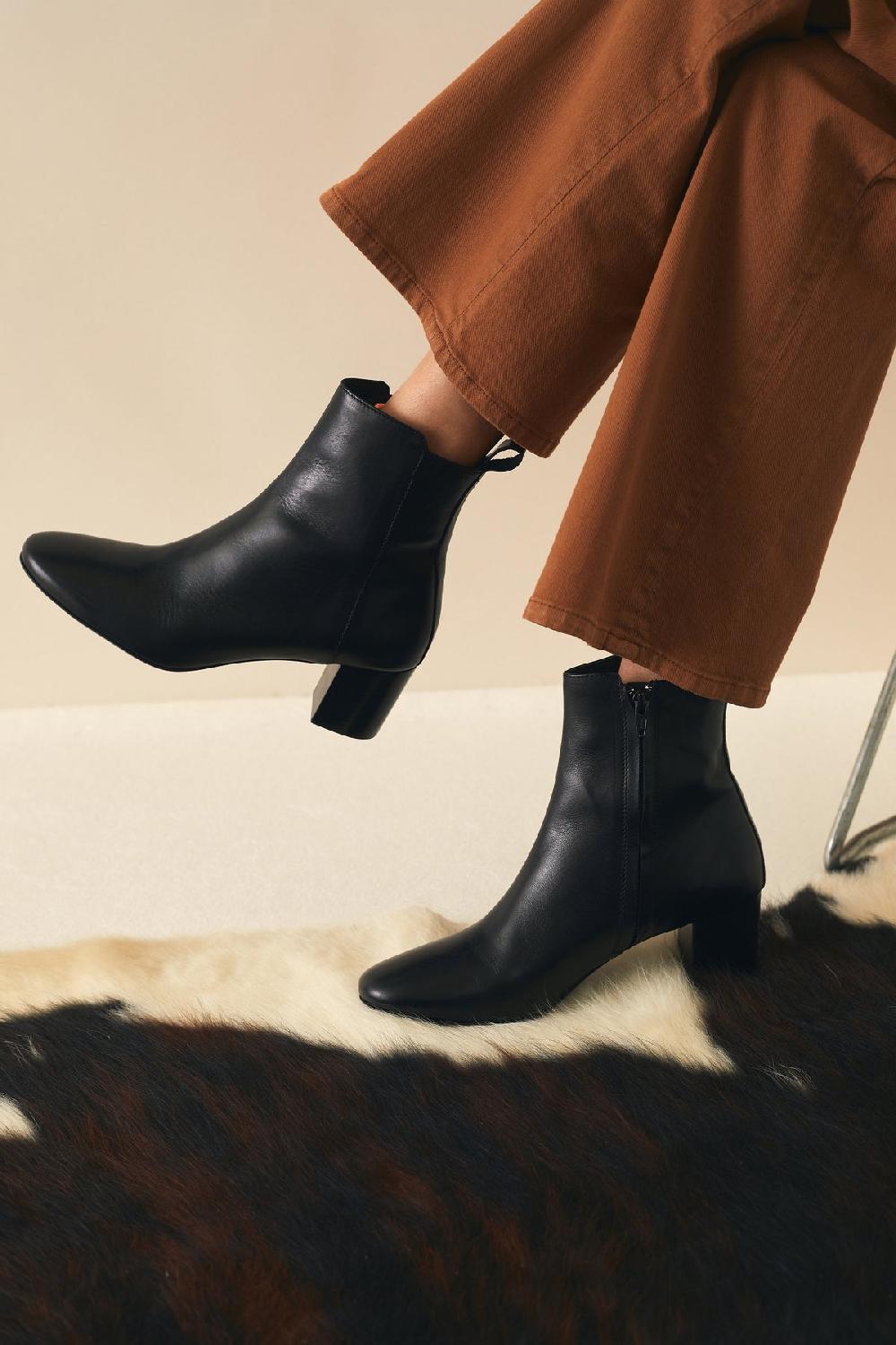 Leon & Harper Bottines Jane Uni Black