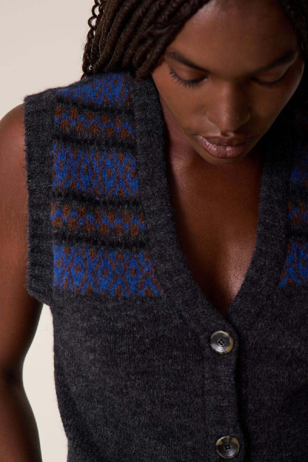 Leon & Harper Cardigan Mamette Jac Grey