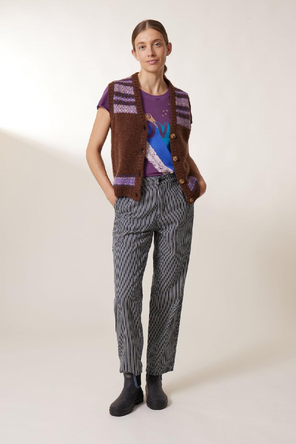 Leon & Harper Cardigan Mamette Jack Brown