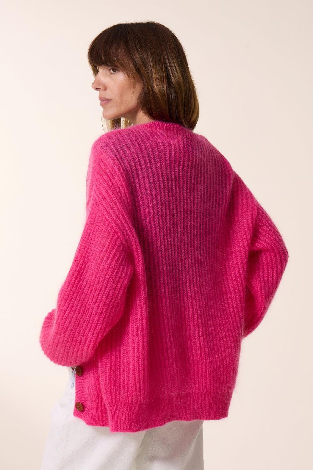 Leon & Harper Cardigan Manou PL Pink