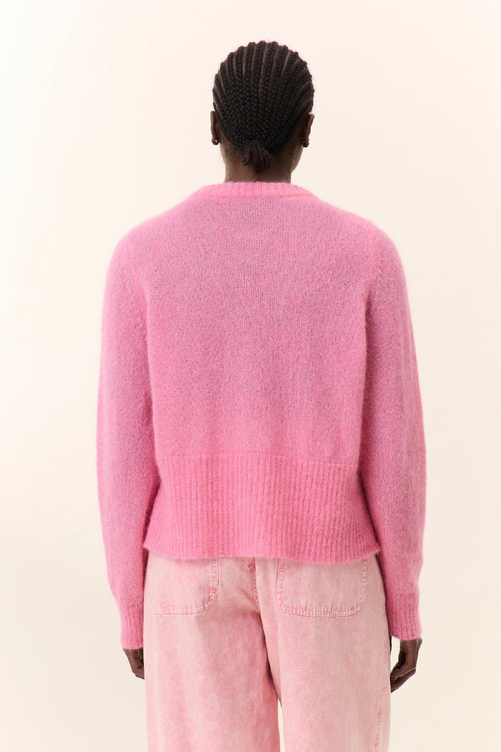 Leon & Harper Cardigan Martha Plain Pink