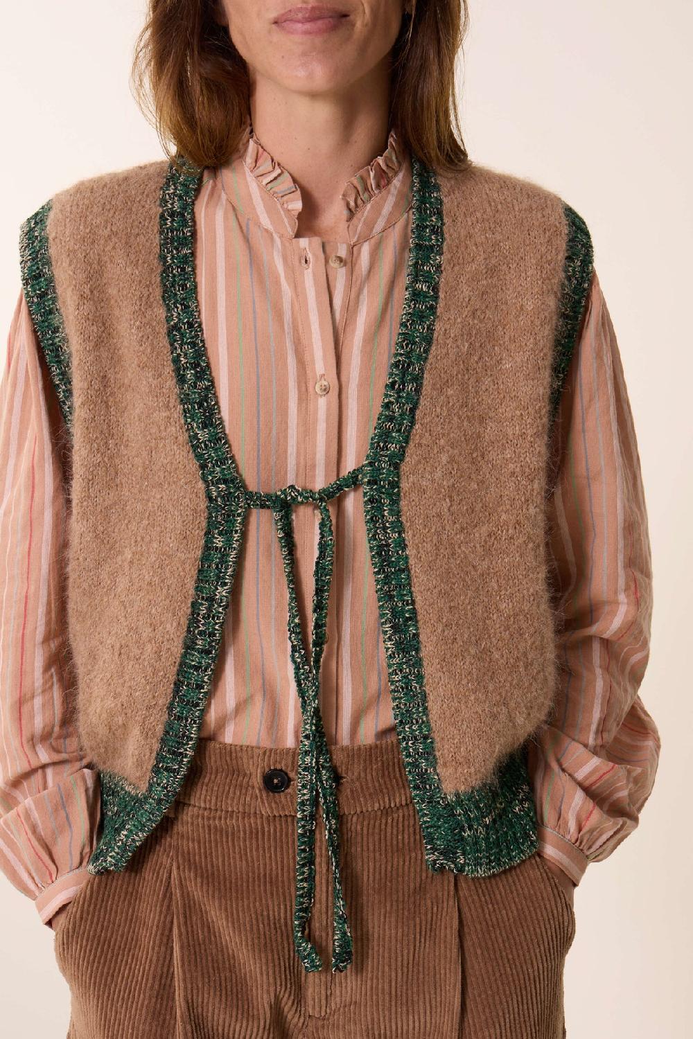 Leon & Harper Cardigan Milly PLN Beige