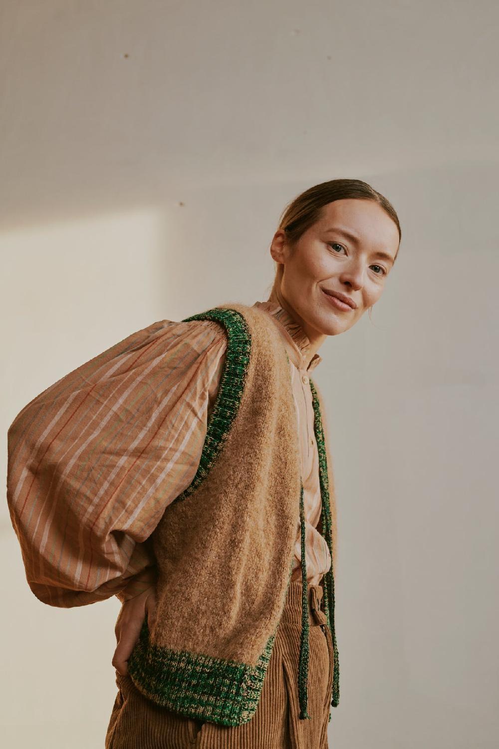 leon & harper Cardigan Milly PLN Beige