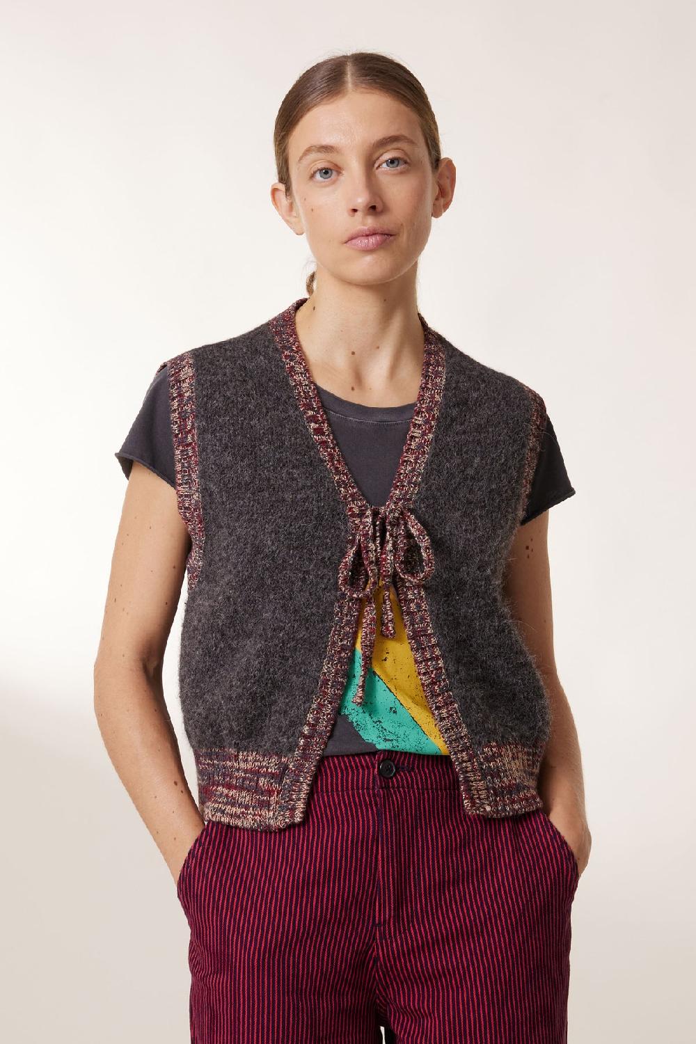 Leon & Harper Cardigan Milly PLN Grey