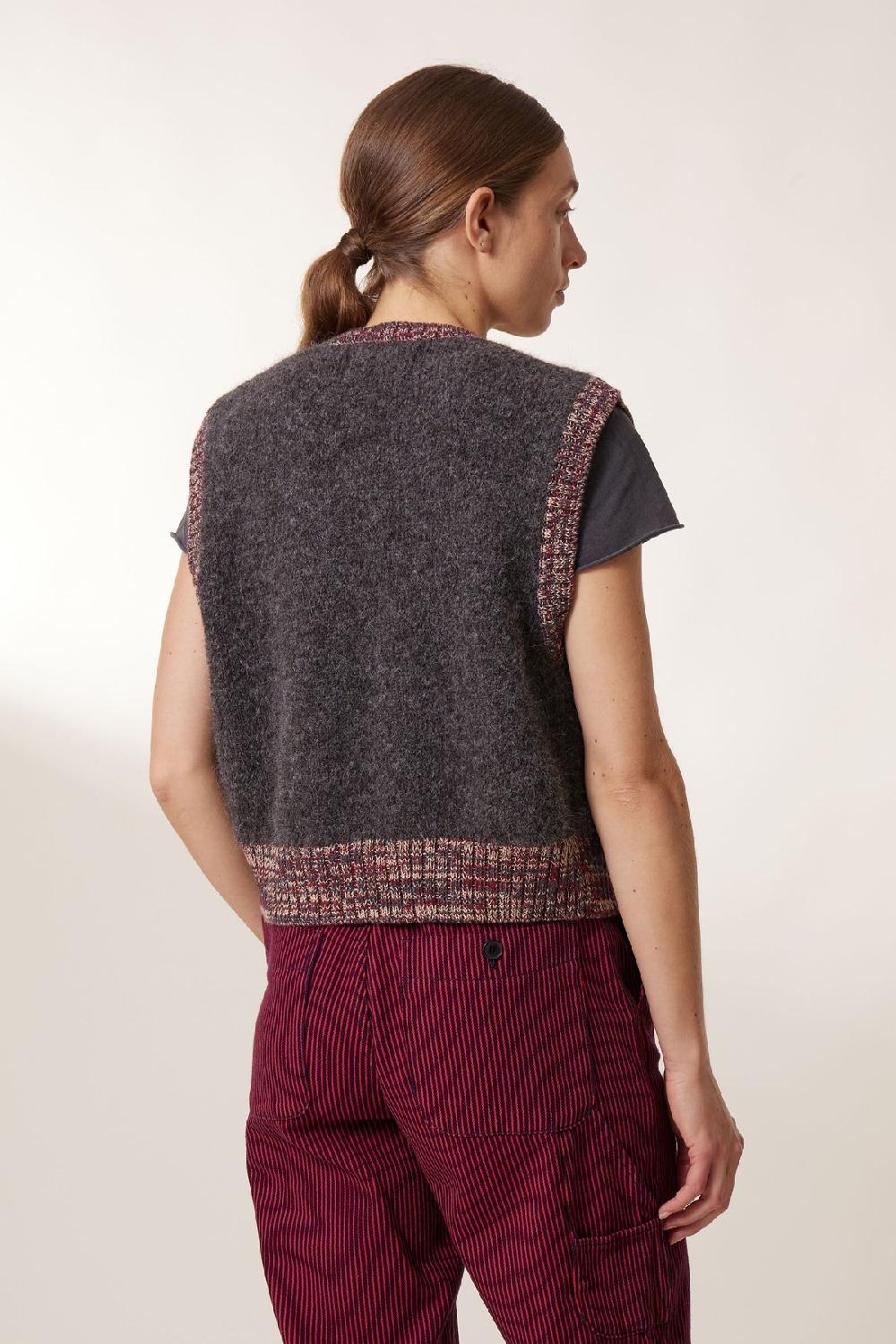 Leon & Harper Cardigan Milly PLN Grey