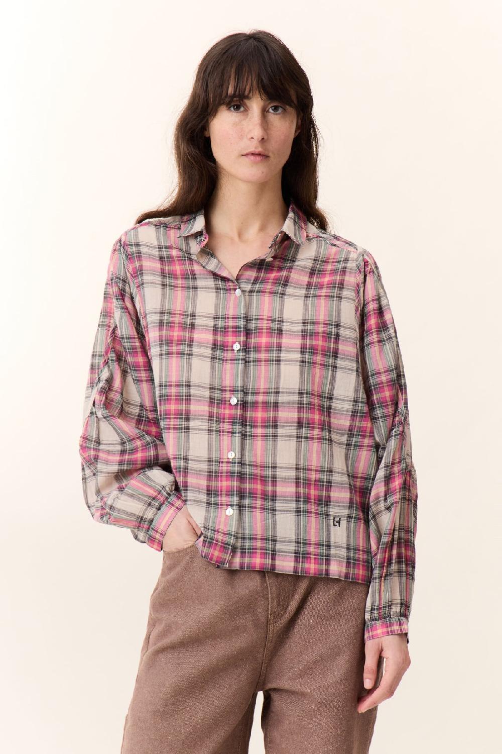 leon & harper Chemise Candri Crx Pink