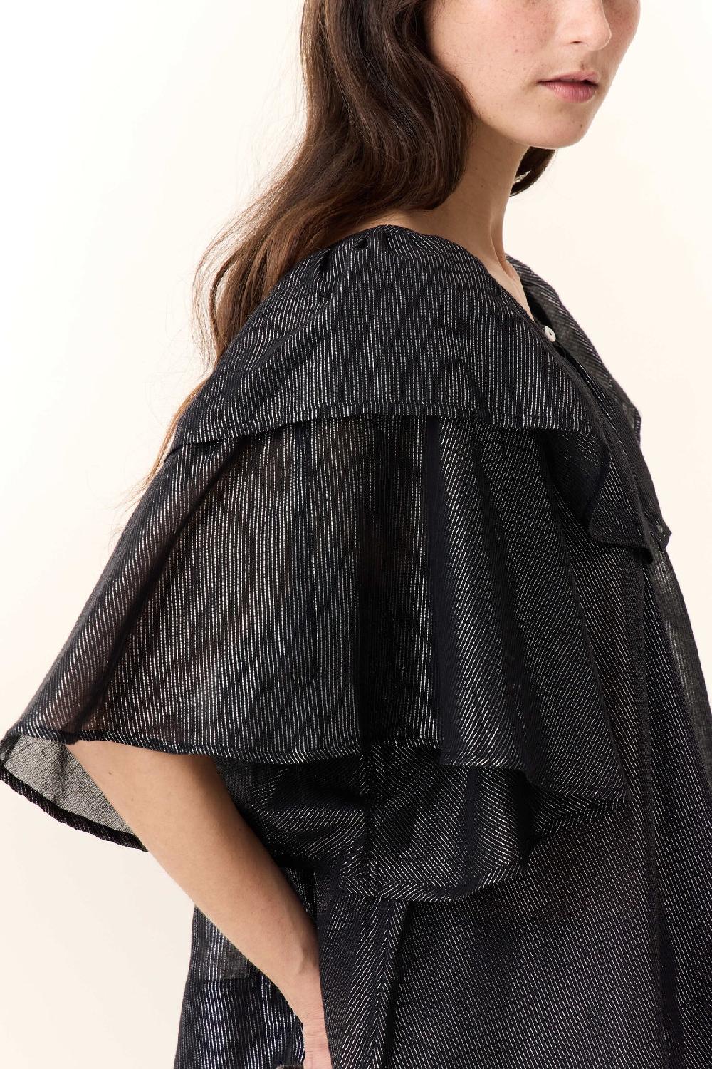 Leon & Harper Chemise Casey Strp Black