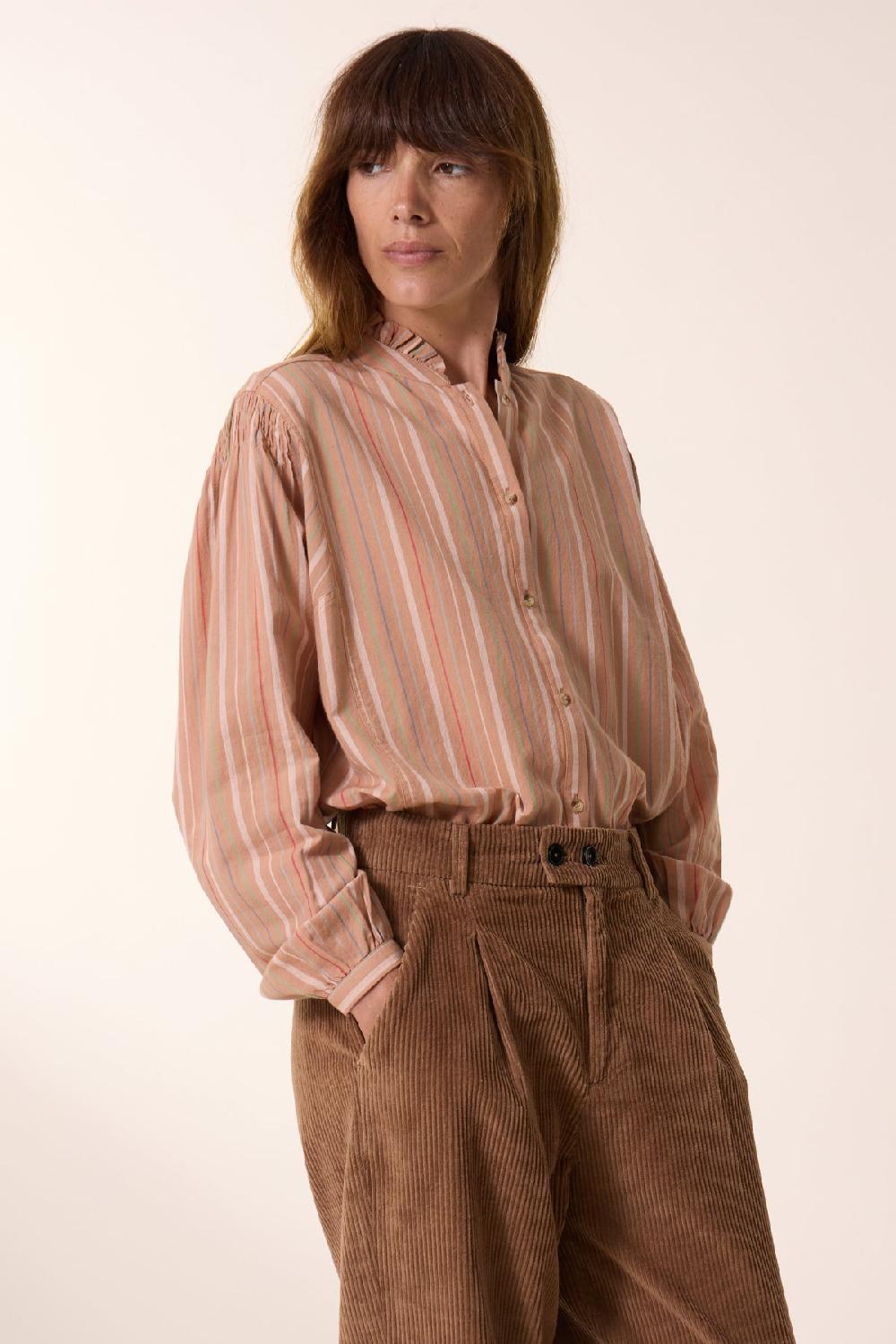 leon & harper Chemise Chiara Multi Beige