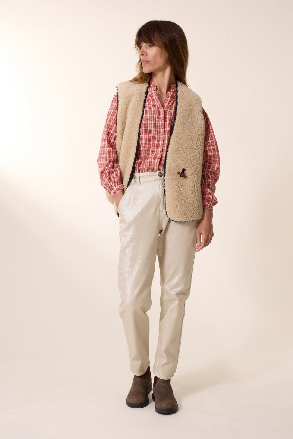 Leon & Harper Chemise Chiara Multi Red