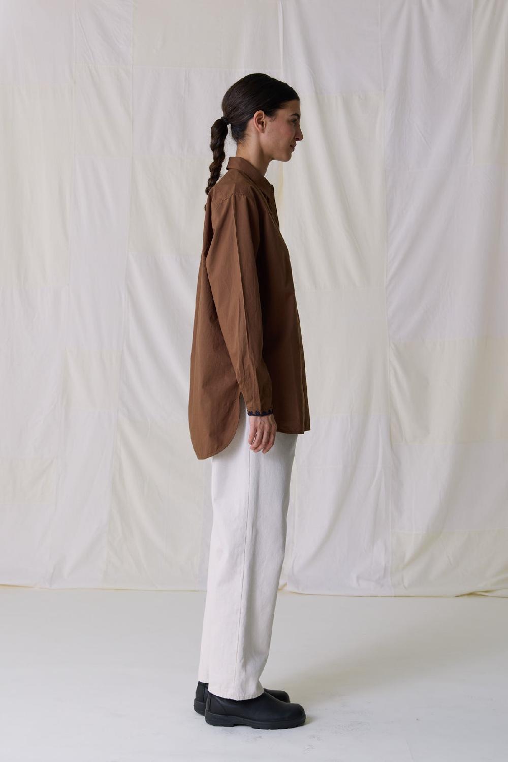 Leon & Harper Chemise Chipo Plain Caramel