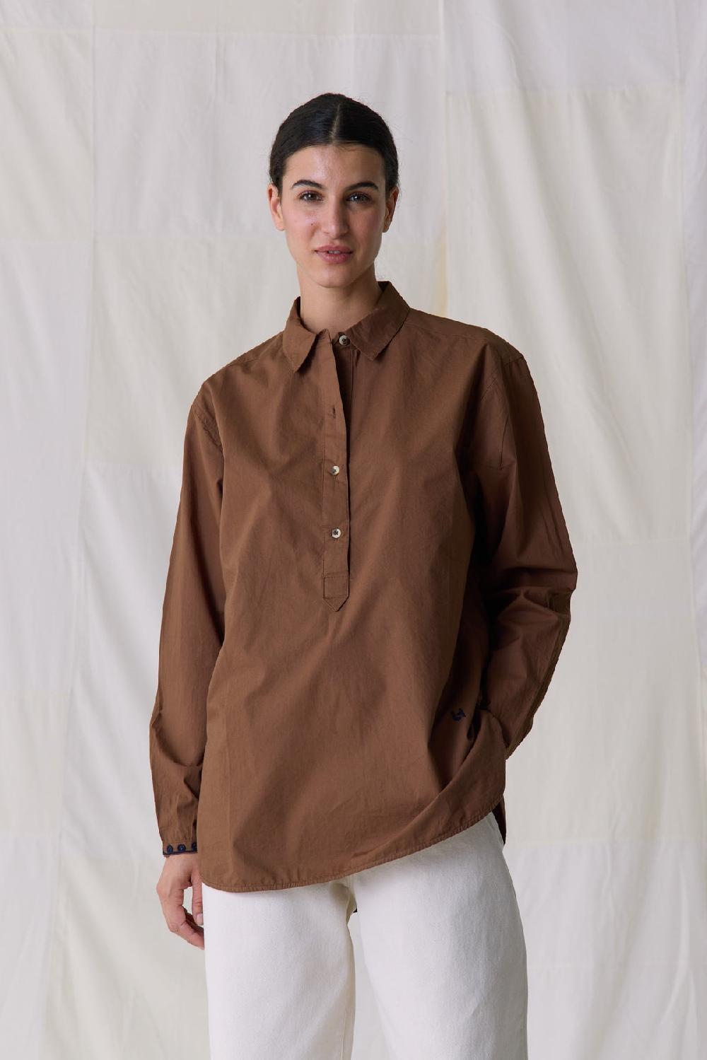 leon & harper Chemise Chipo Plain Caramel