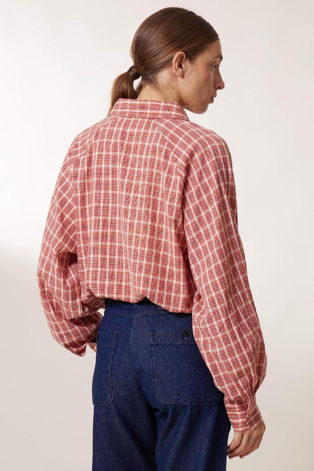 Leon & Harper Chemise Choral Multi Red