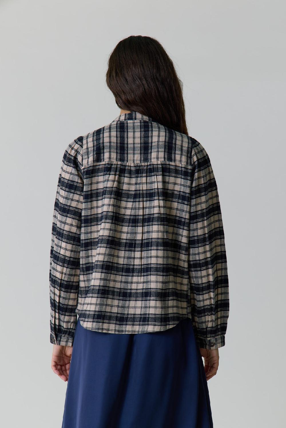 Leon & Harper Chemise Chrono Check Black