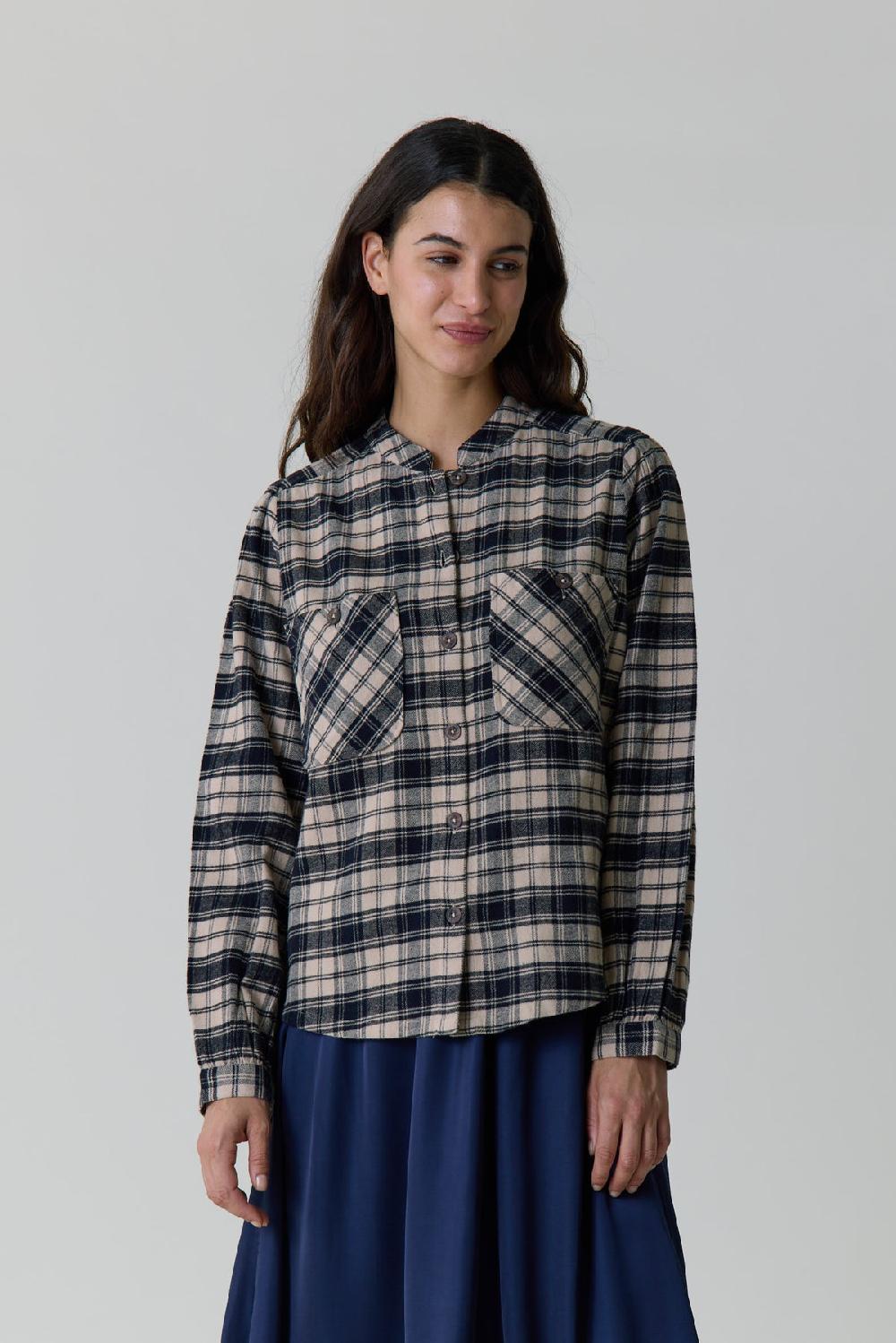 leon & harper Chemise Chrono Check Black