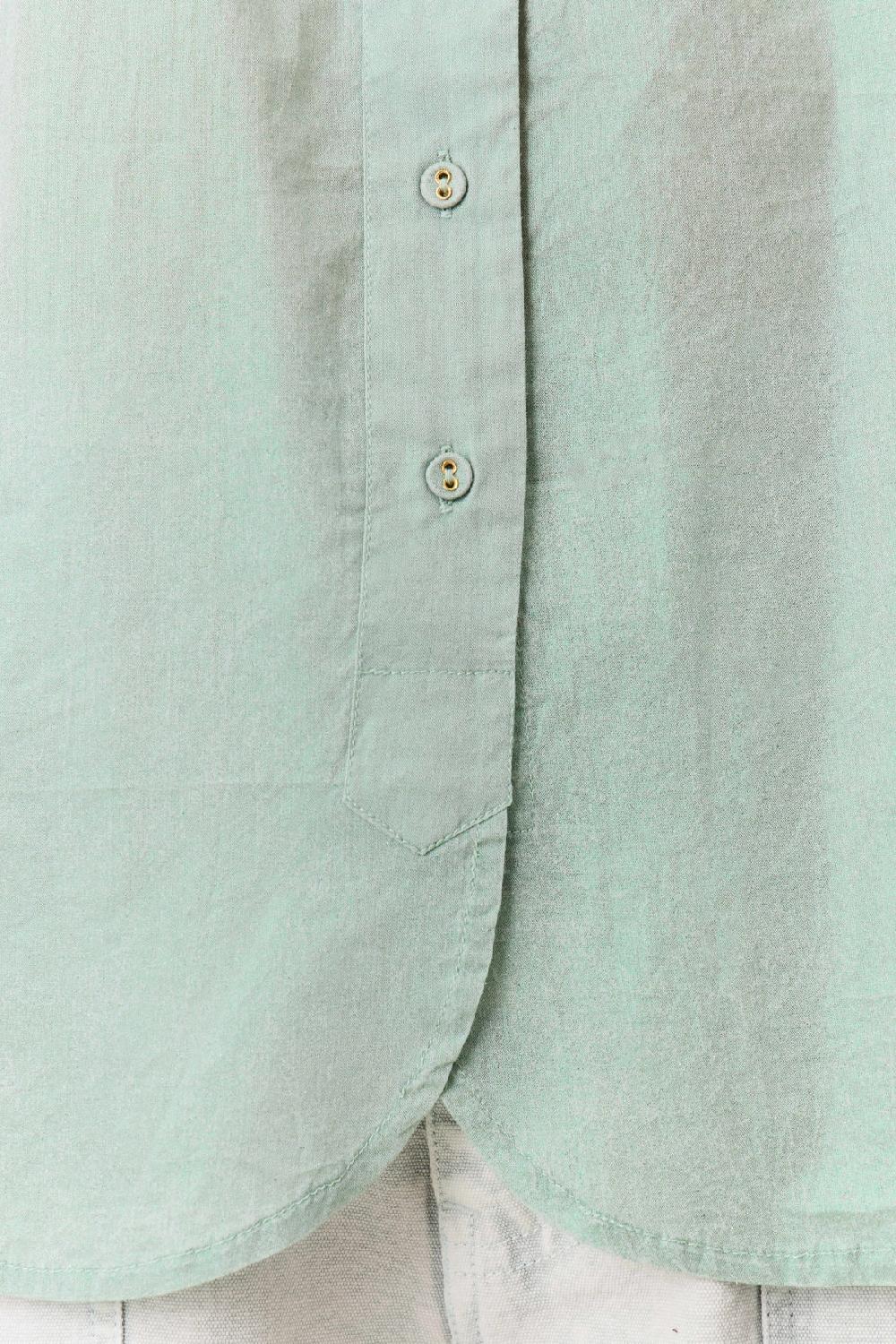 Leon & Harper Chemise Cob Foil Green