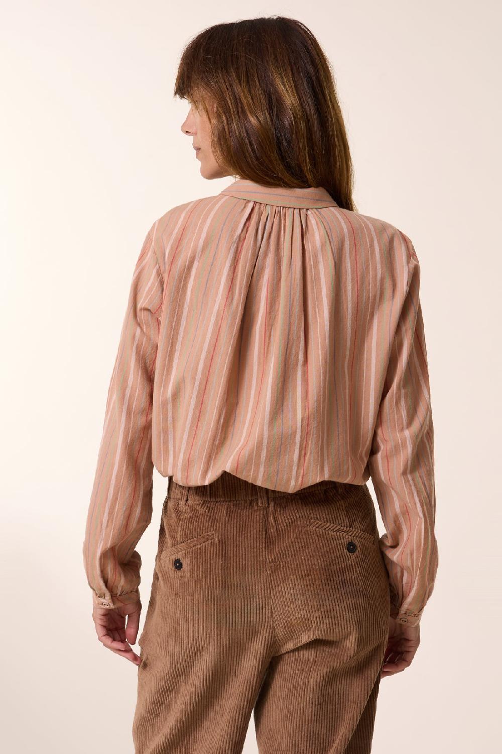 Leon & Harper Chemise Cob Multi Beige