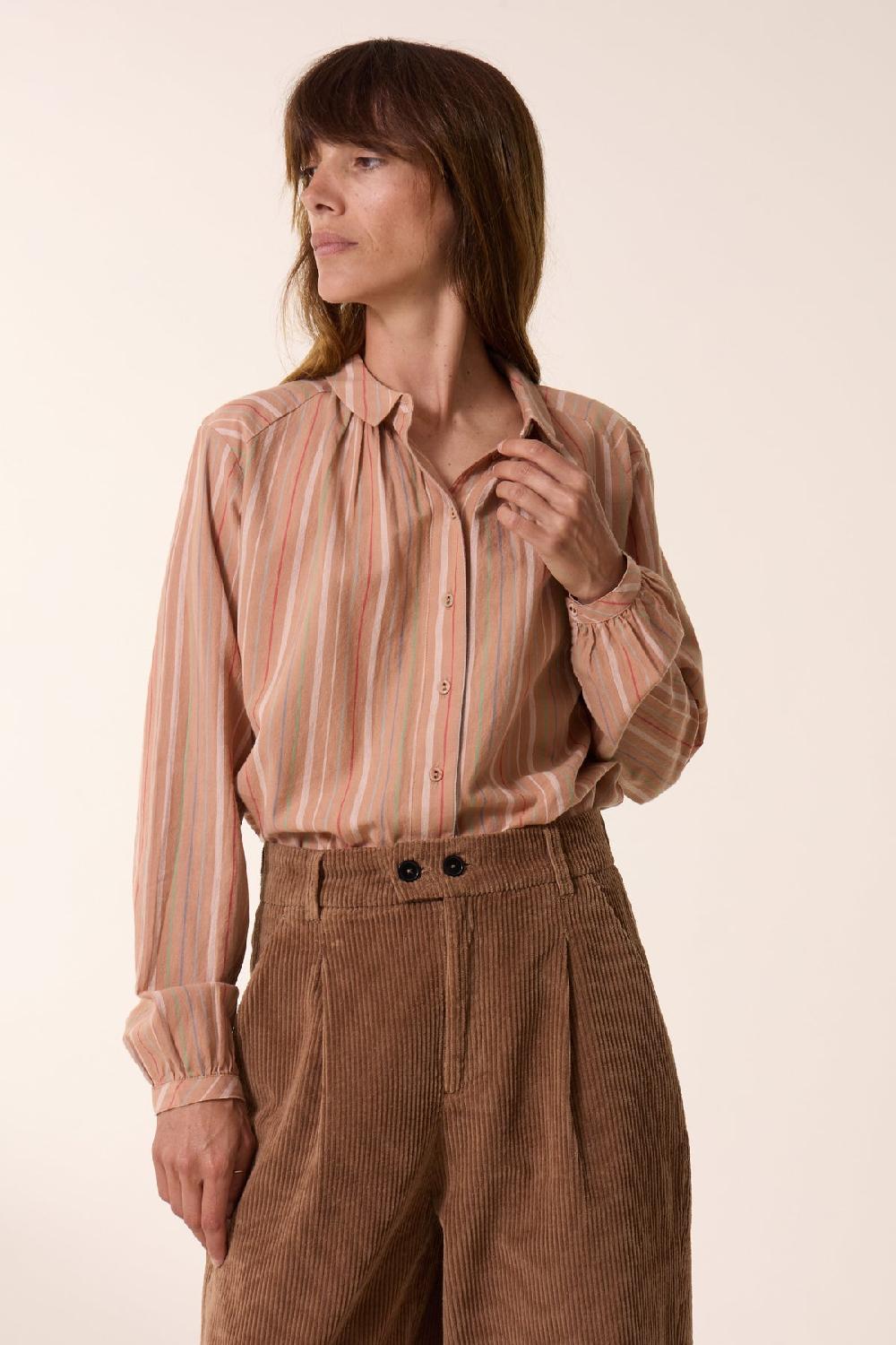 leon & harper Chemise Cob Multi Beige