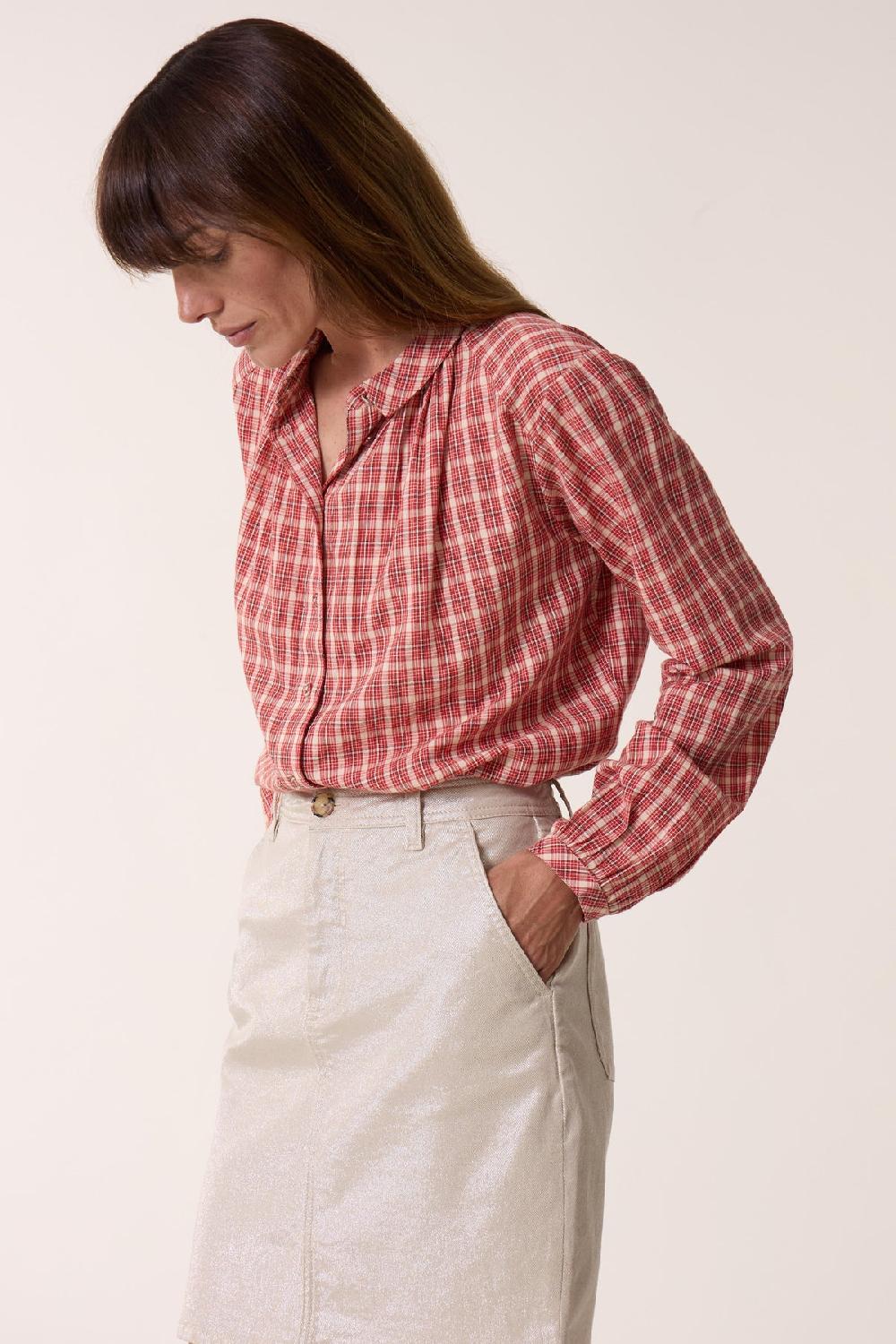 leon & harper Chemise Cob Multi Red