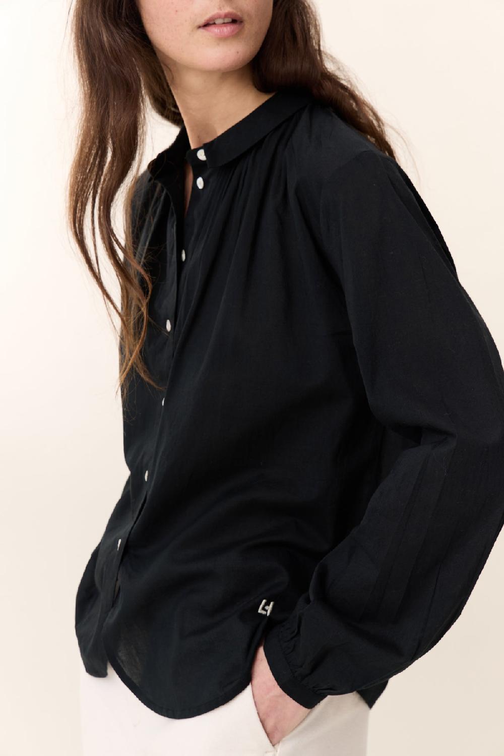Leon & Harper Chemise Cob Pint Black