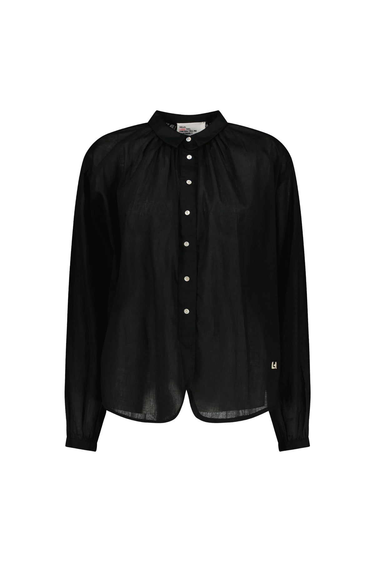 Leon & Harper Chemise Cob Pint Black