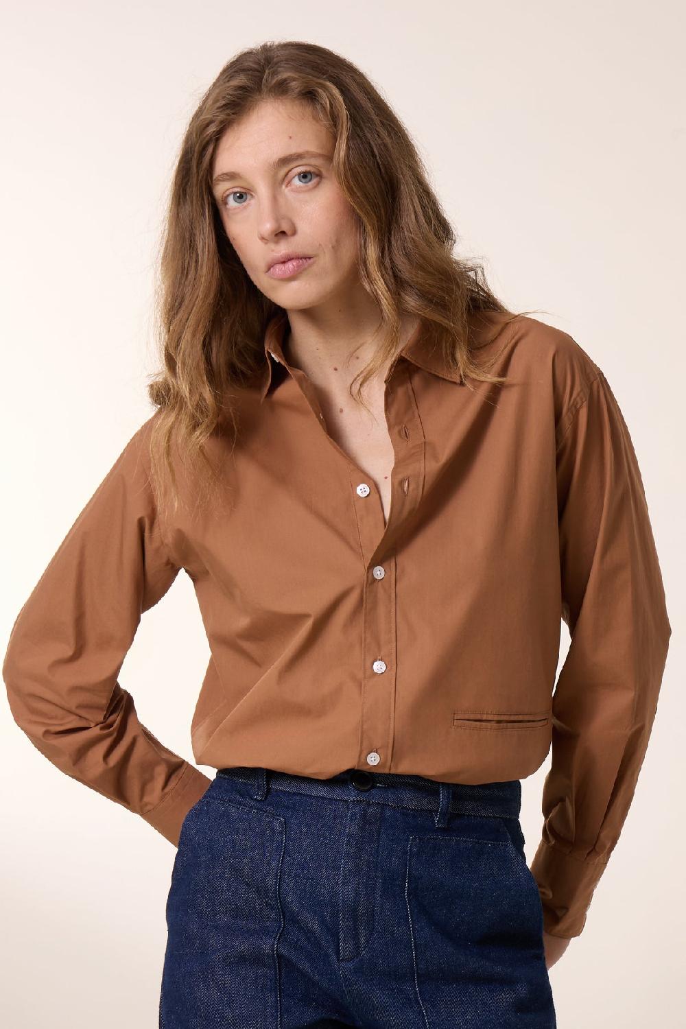 Leon & Harper Chemise Cyrce PLN Caramel