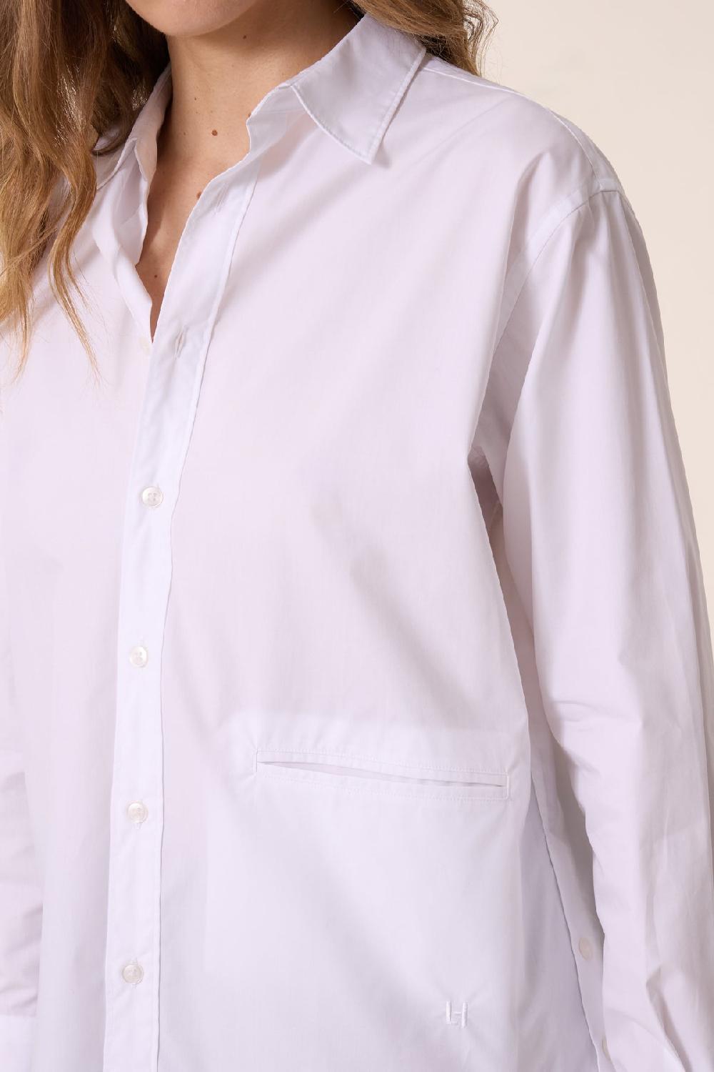 Leon & Harper Chemise Cyrce PLN White