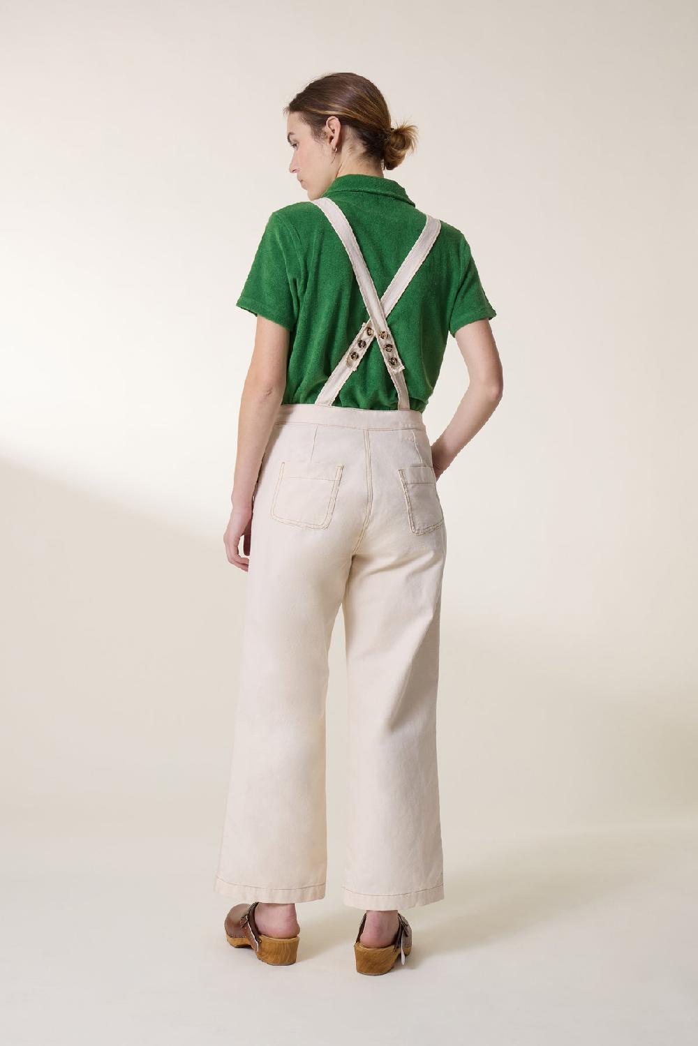 Leon & Harper Combinaison Olivo Plain Ecru