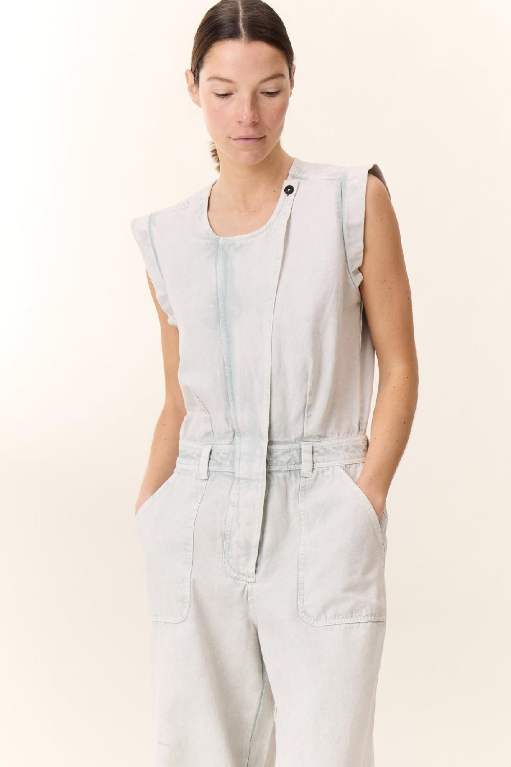 Leon & Harper Combinaison Orace Plain Green