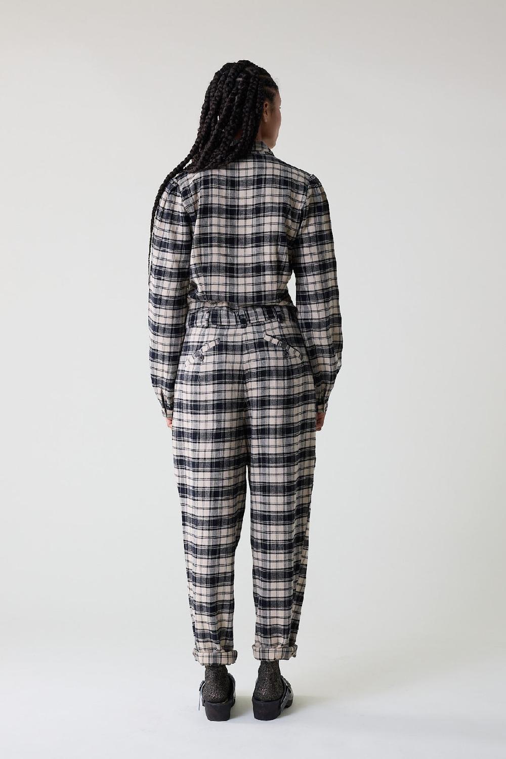 Leon & Harper Combinaison Ortense Check Black