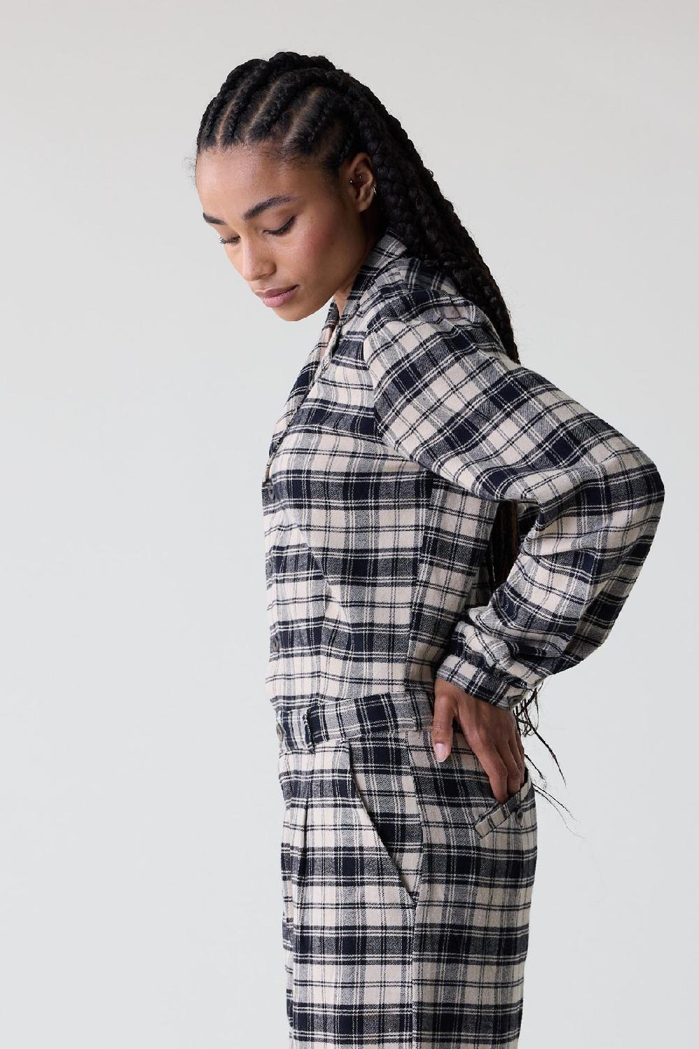 Leon & Harper Combinaison Ortense Check Black