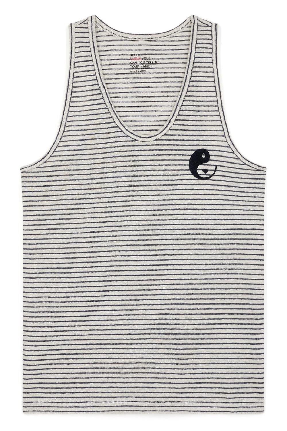 Leon & Harper Debardeur Deborah Linen Grey