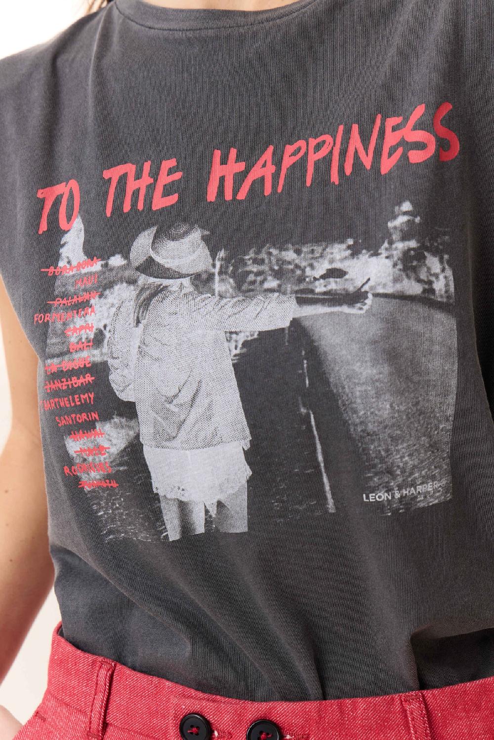 Leon & Harper Débardeur Dode Road Carbone