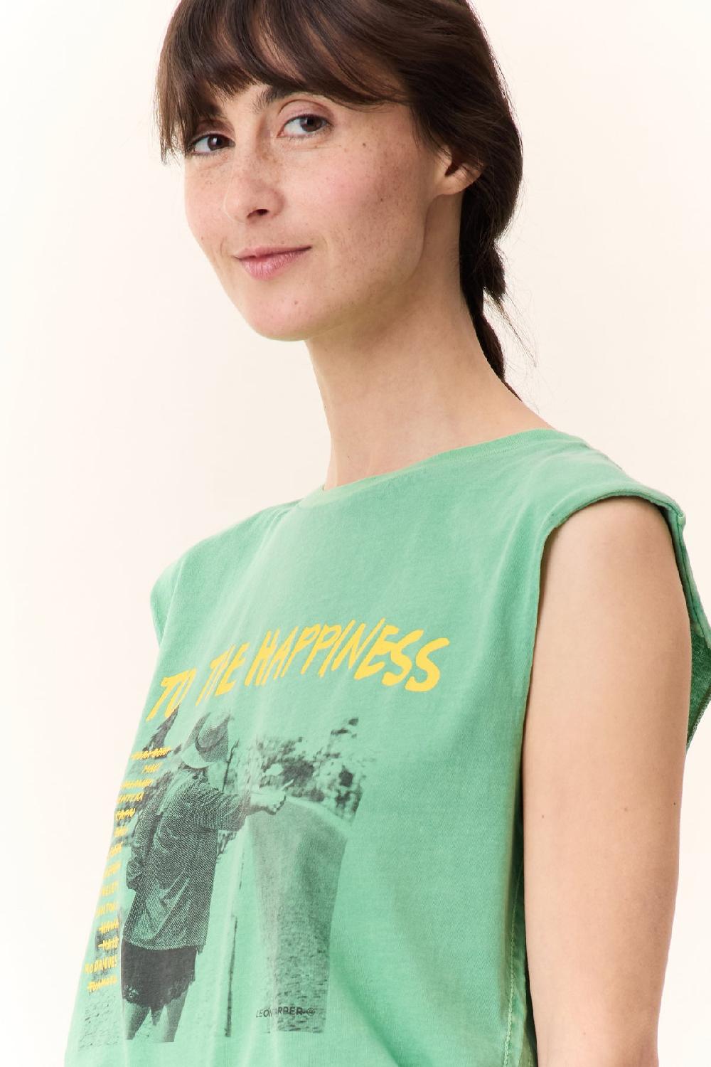 Leon & Harper Débardeur Dode Road Green