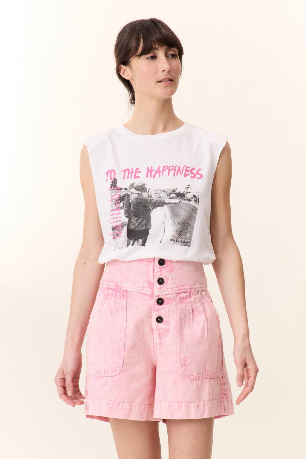 Leon & Harper Débardeur Dode Road Off White