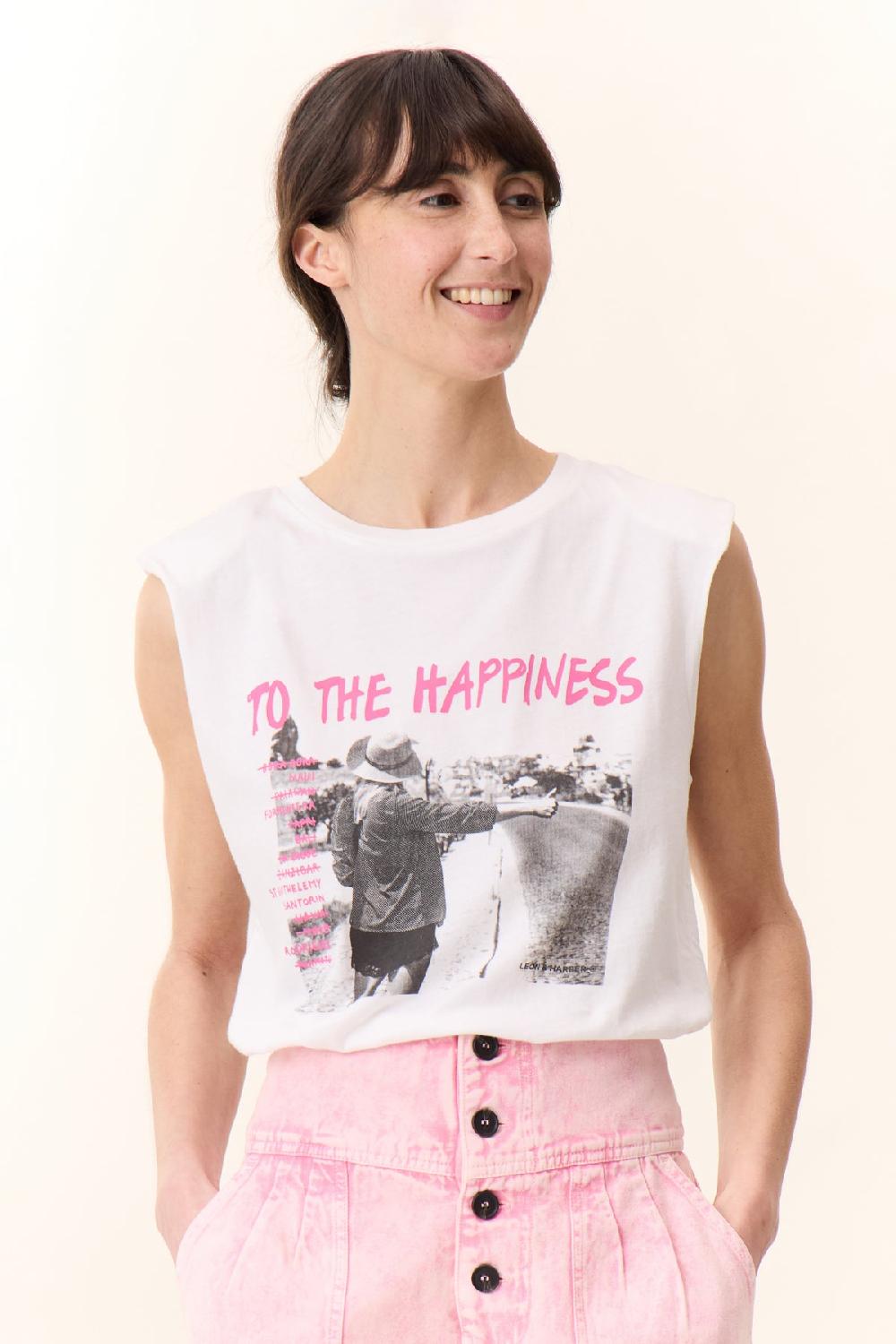 leon & harper Débardeur Dode Road Off White