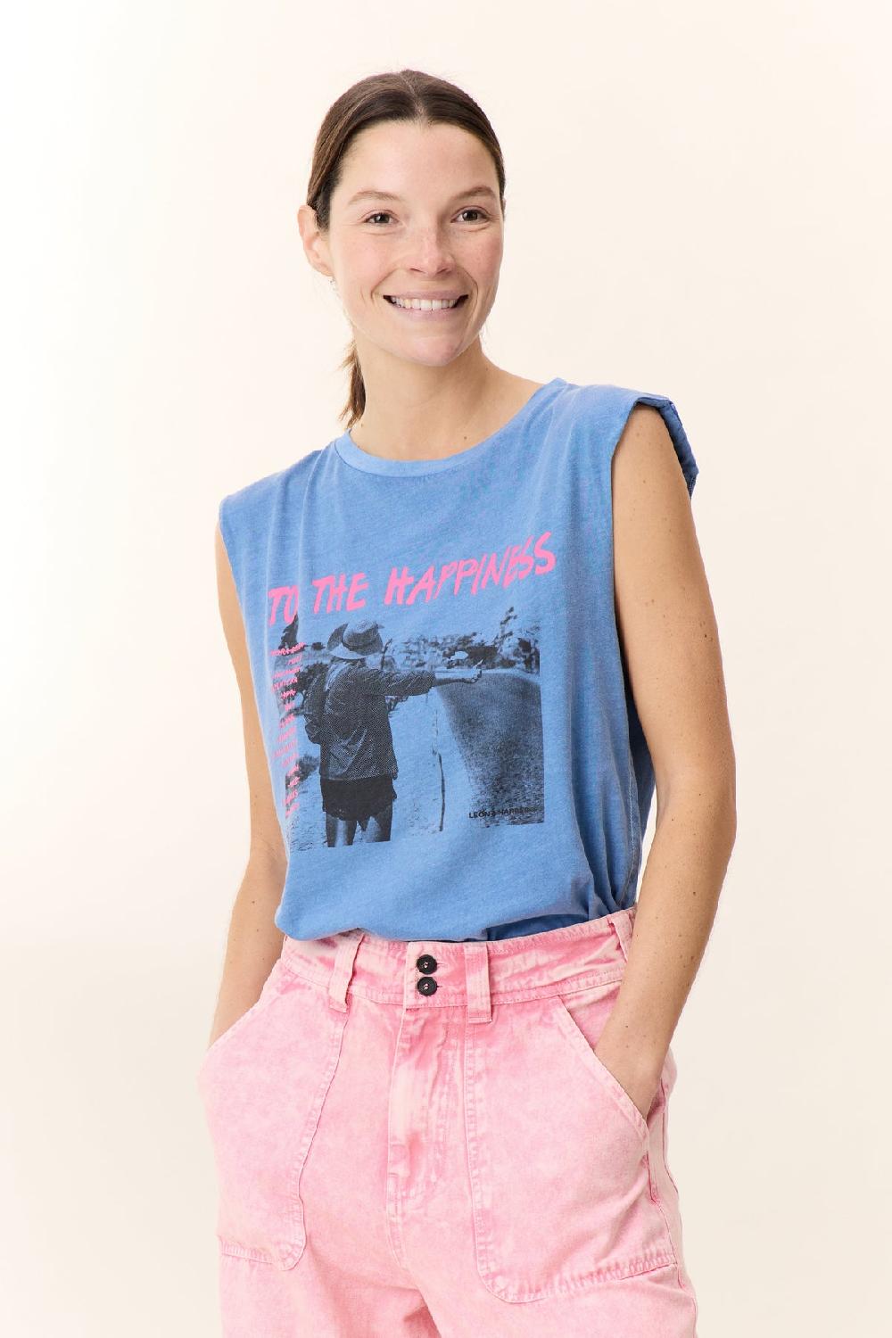 leon & harper Débardeur Dode Road Sky