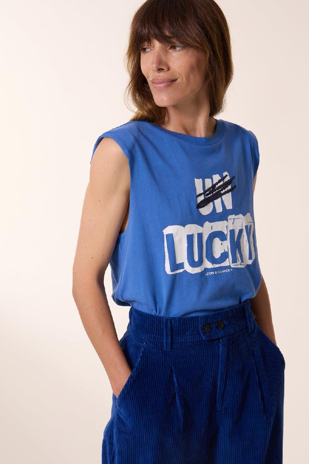 leon & harper Debardeur Dode Un Blue