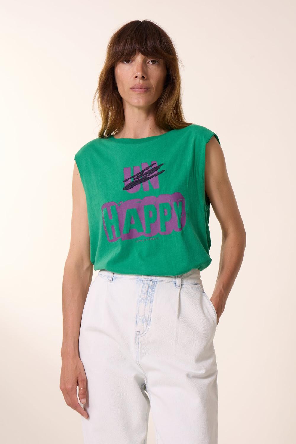 leon & harper Debardeur Dode Un Green