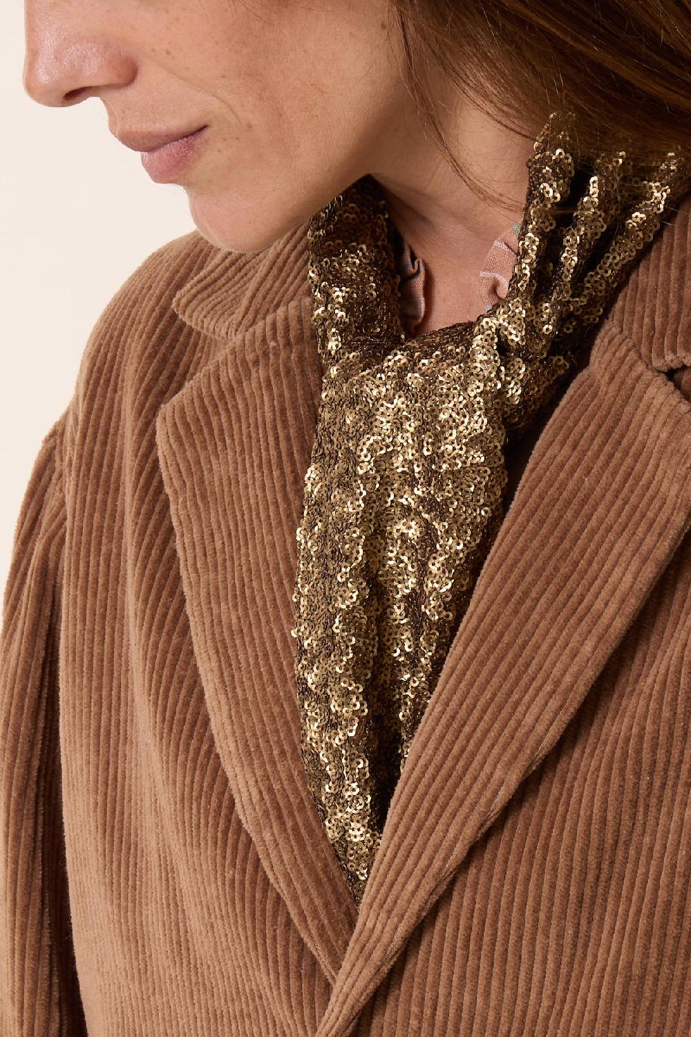 leon & harper Echarpe Edy PLN Gold