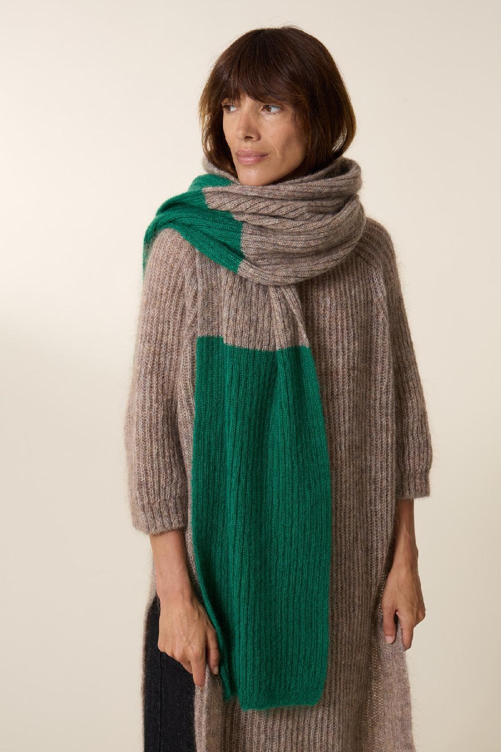 leon & harper Echarpe Nahuel PLN Green