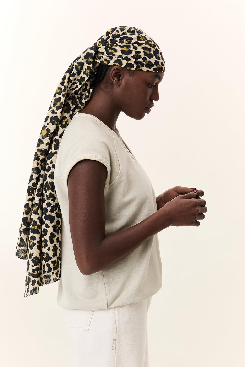 leon & harper Foulard Emee Mix Beige