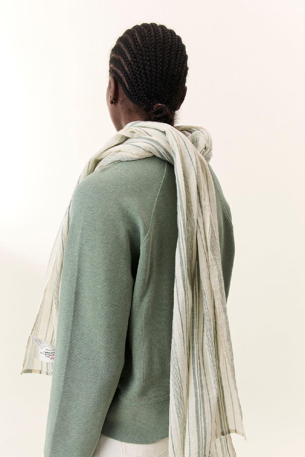 Leon & Harper Foulard Emee Mix Green