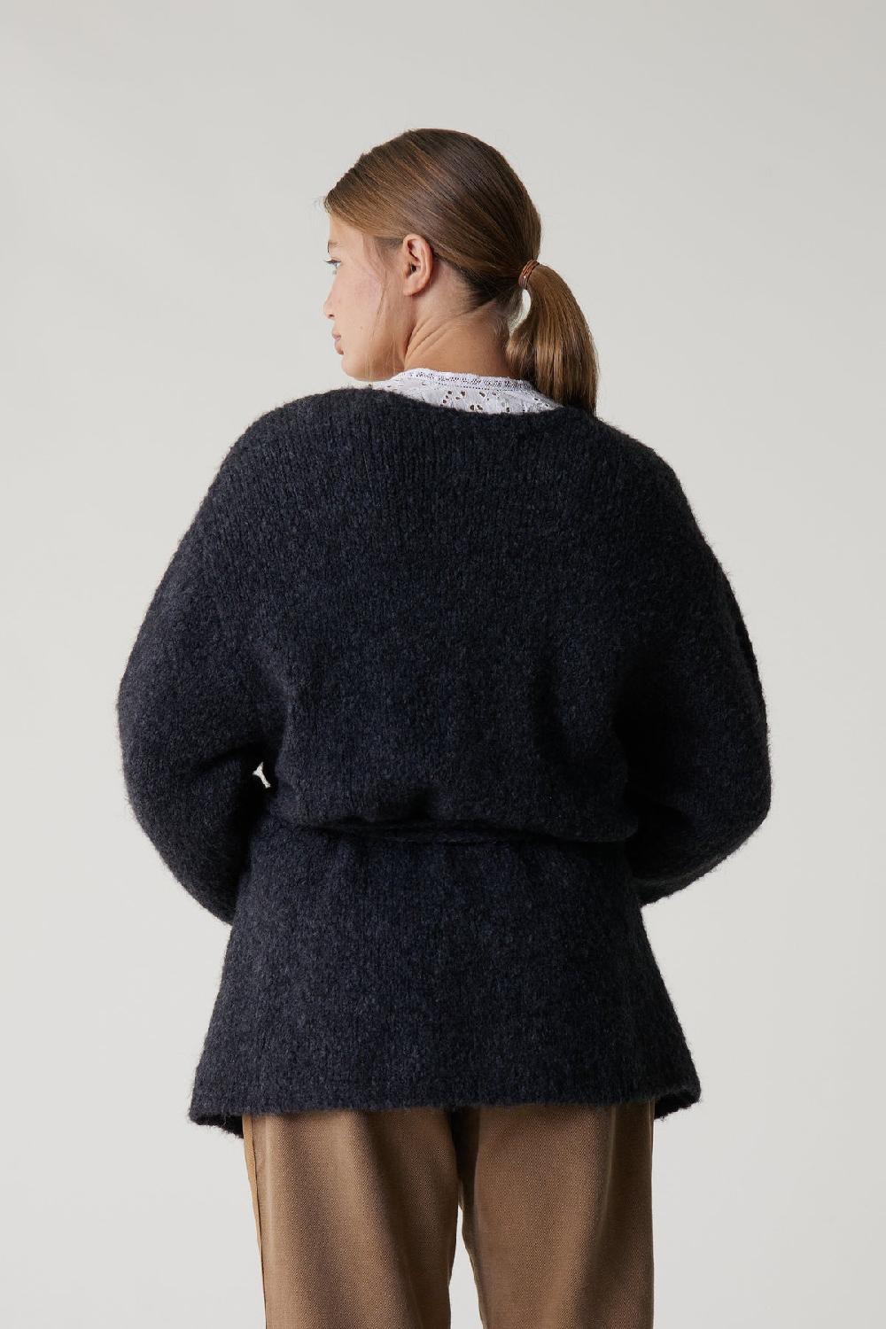 Leon & Harper Gilet Maya Mix Grey