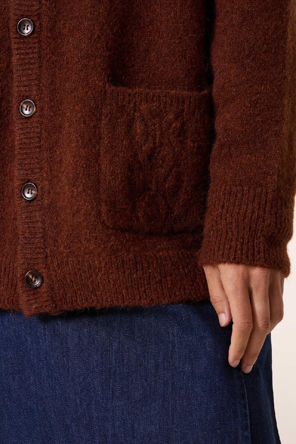 Leon & Harper Gilet Monaco Chn Brown