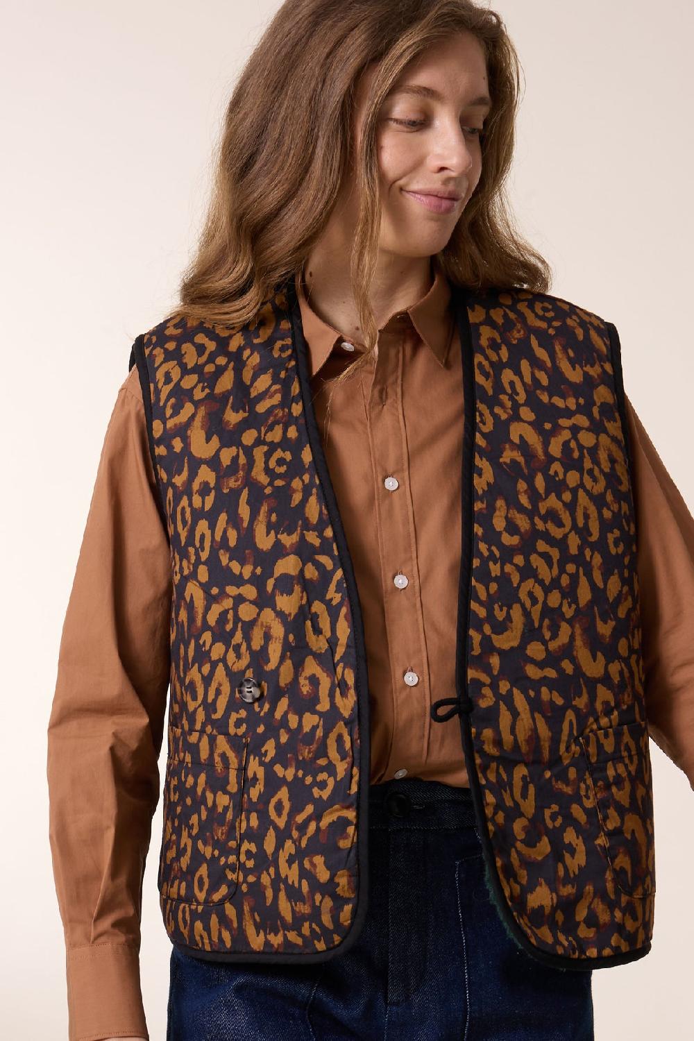 Leon & Harper Gilet Vallos PLN Green