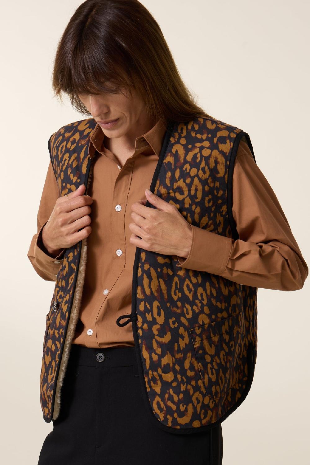 Leon & Harper Gilet Vallos PLN Off White