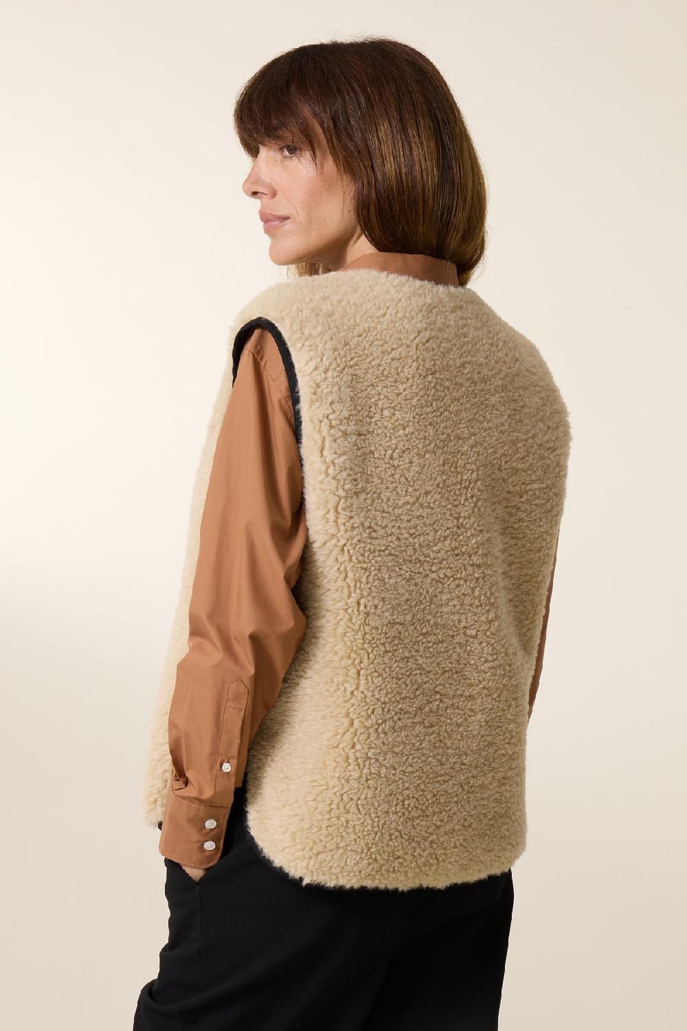 Leon & Harper Gilet Vallos PLN Off White