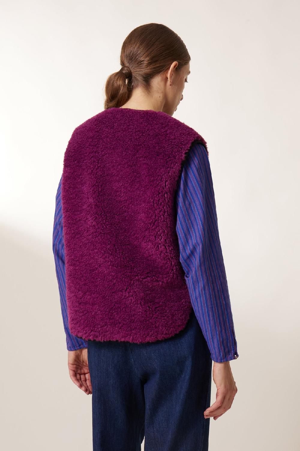 Leon & Harper Gilet Vallos PLN Purple