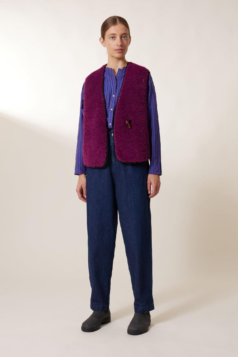 Leon & Harper Gilet Vallos PLN Purple