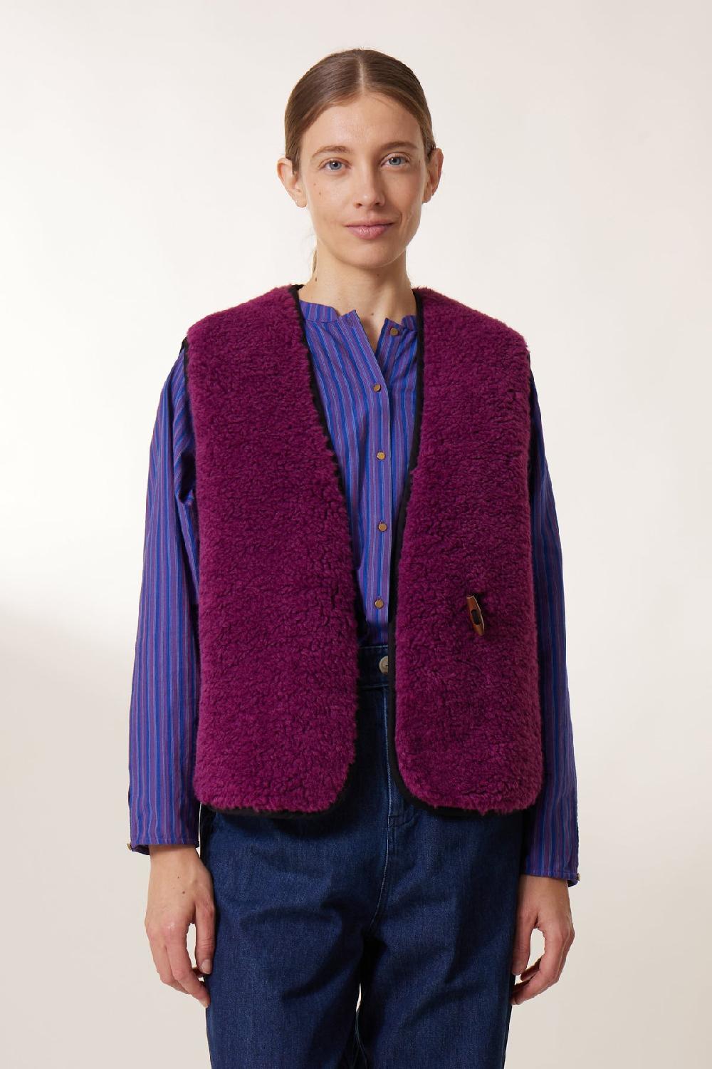 leon & harper Gilet Vallos PLN Purple